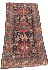 ANTIQUE KURDISH KAZAK RUGAntiq