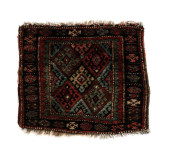 ANTIQUE KURDISH WOOL MAT<br>An