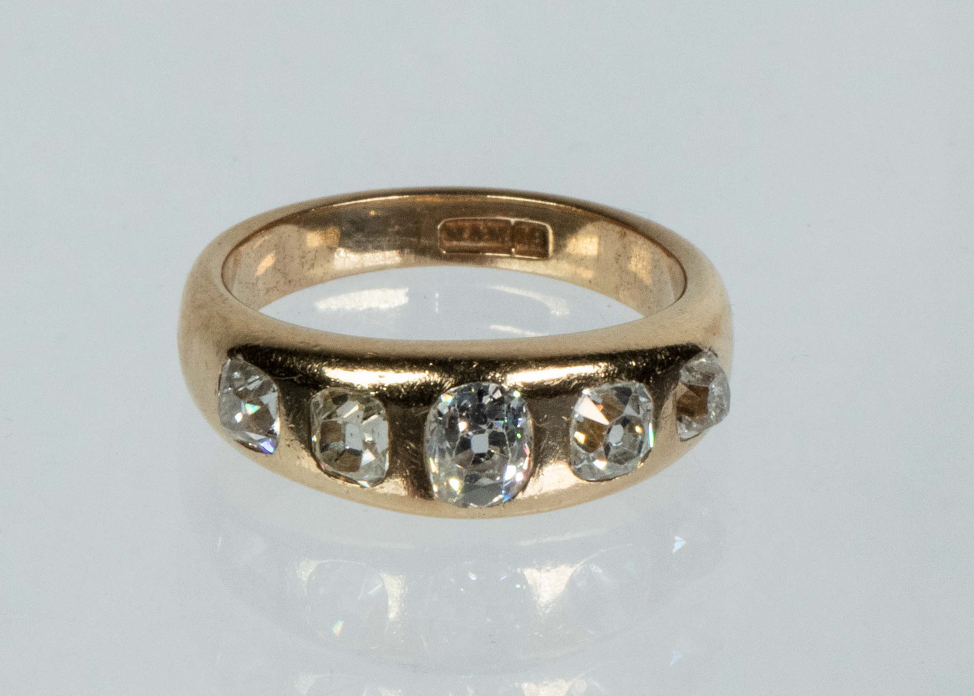 ANTIQUE LADIES 18K GOLD AND DIAMOND