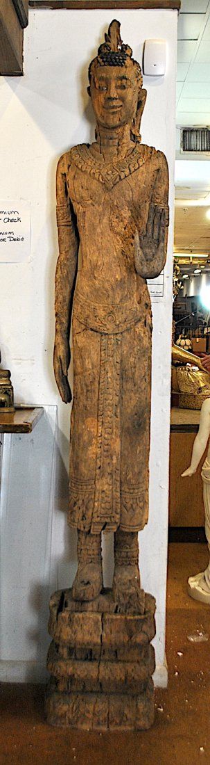 ANTIQUE LAOTIAN CARVED WOOD