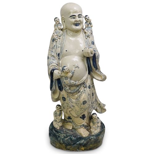ANTIQUE LARGE CHINESE CERAMIC