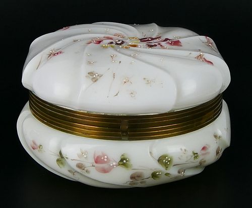 ANTIQUE LARGE HAND PAINTED WAVE