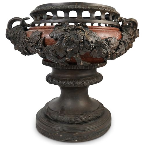 ANTIQUE LARGE ITALIAN MARBLE &