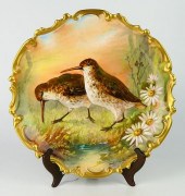 ANTIQUE LARGE LIMOGES PLAQUE O