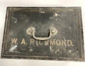 ANTIQUE LARGE METAL TINLarge m