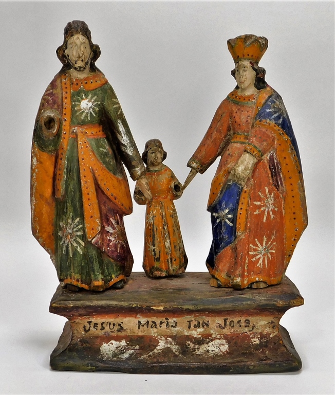 ANTIQUE LATIN AMERICAN POLYCHROME