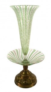 ANTIQUE LATTICINO ART GLASS EP