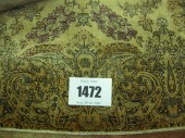 Antique Laver Kerman Carpet,