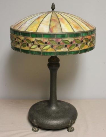 Antique Leaded Glass Table