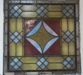 ANTIQUE LEADED, STAINED GLASS