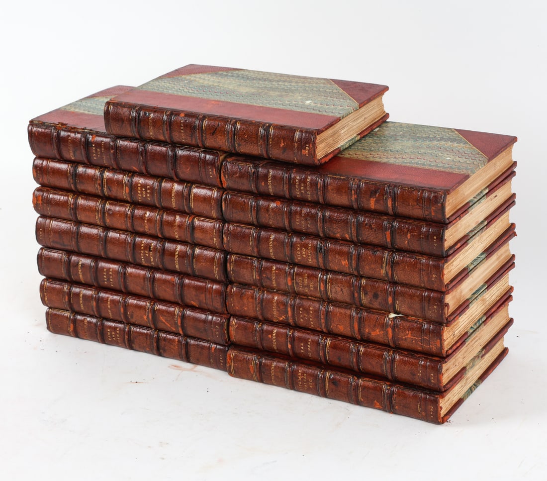 ANTIQUE LEATHER BOUND JOHN