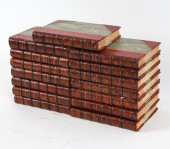 ANTIQUE LEATHER BOUND JOHN BUR