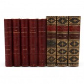ANTIQUE LEATHERBOUND BOOKS BY