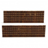 ANTIQUE LEATHERBOUND SET OF (4
