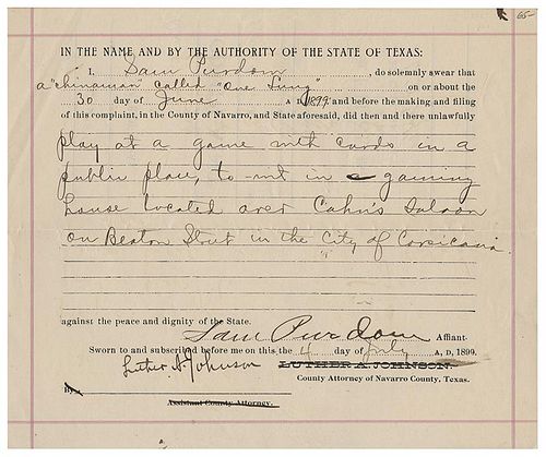 ANTIQUE LEGAL DOCUMENTS AND ACTS OF