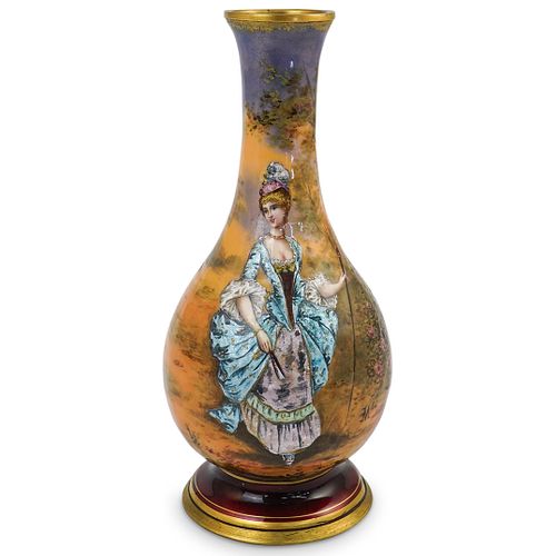 ANTIQUE LIMOGES FRENCH ENAMEL