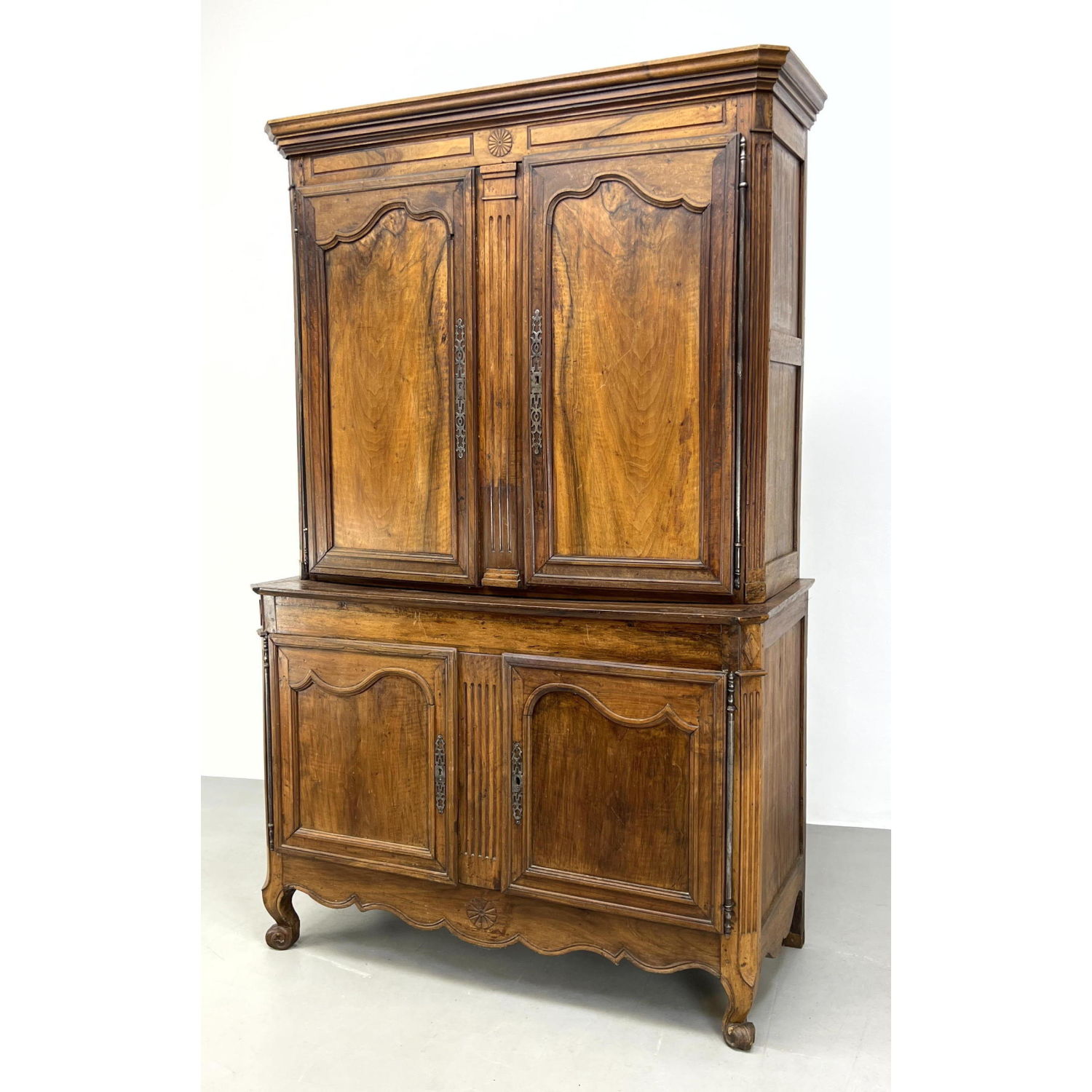 Antique Linen Press Cabinet. Two