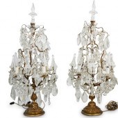 ANTIQUE LOUIS XIV STYLE CRYSTA
