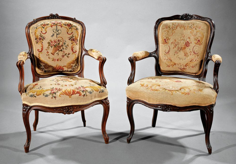 ANTIQUE LOUIS XV-STYLE CARVED