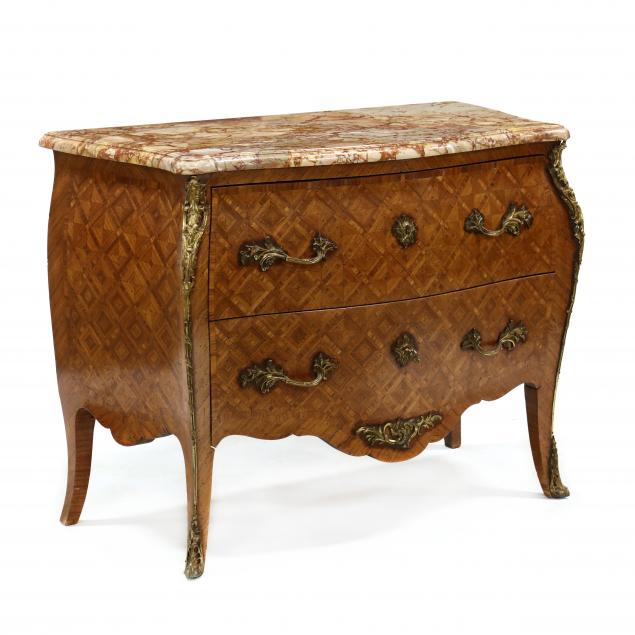 ANTIQUE LOUIS XV STYLE INLAID