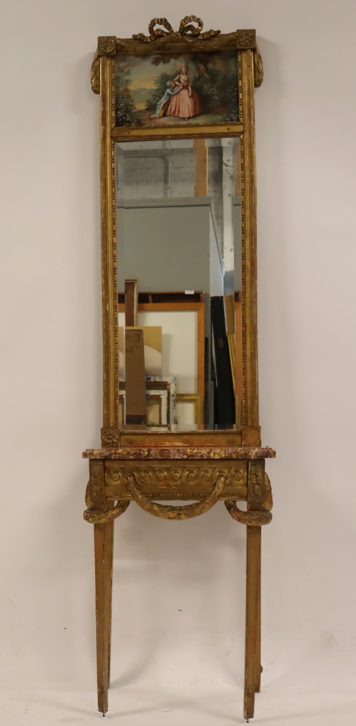 ANTIQUE LOUIS XV1 STYLE GILTWOOD