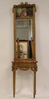 ANTIQUE LOUIS XV1 STYLE GILTWO
