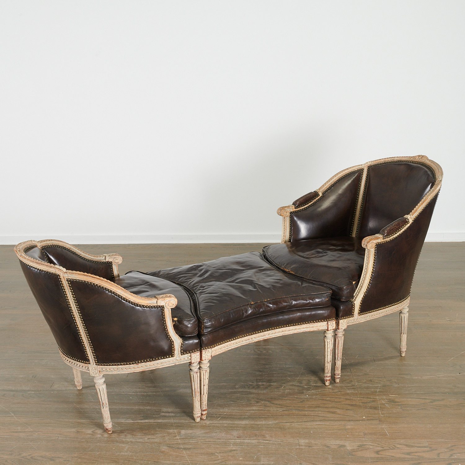ANTIQUE LOUIS XVI STYLE 3-PART