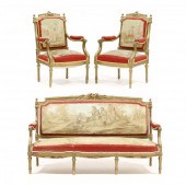ANTIQUE LOUIS XVI STYLE CARVED