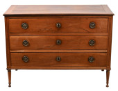 ANTIQUE LOUIS XVI STYLE WALNUT
