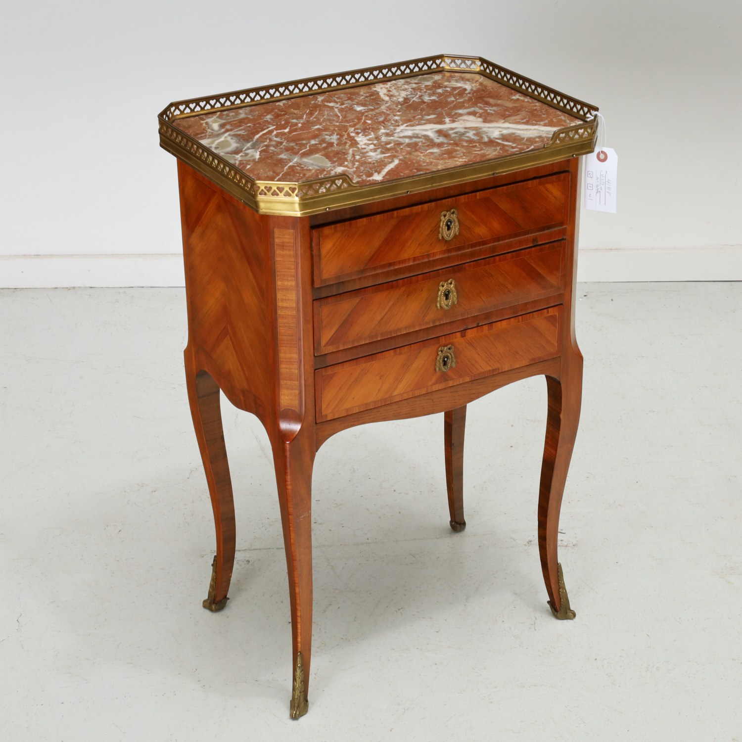 ANTIQUE LOUIS XV/XVI STYLE MARBLE