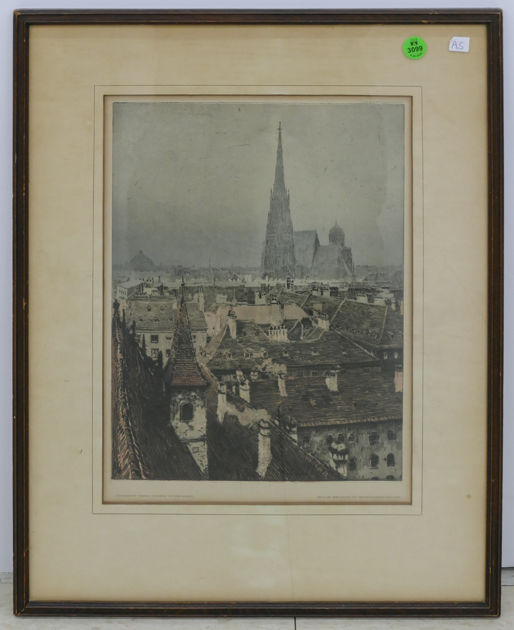 Antique Luigi Kasimir European City