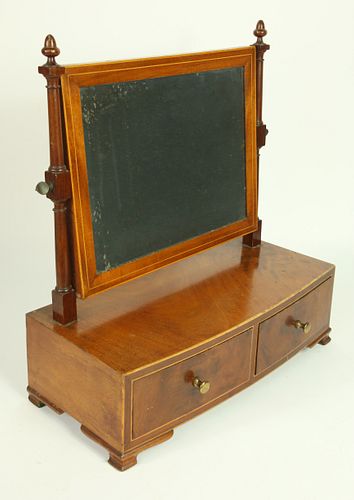 ANTIQUE MAHOGANY DRESSER TOP