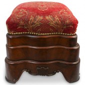 ANTIQUE MAHOGANY EMPIRE STOOLD
