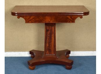 Antique mahogany games table,