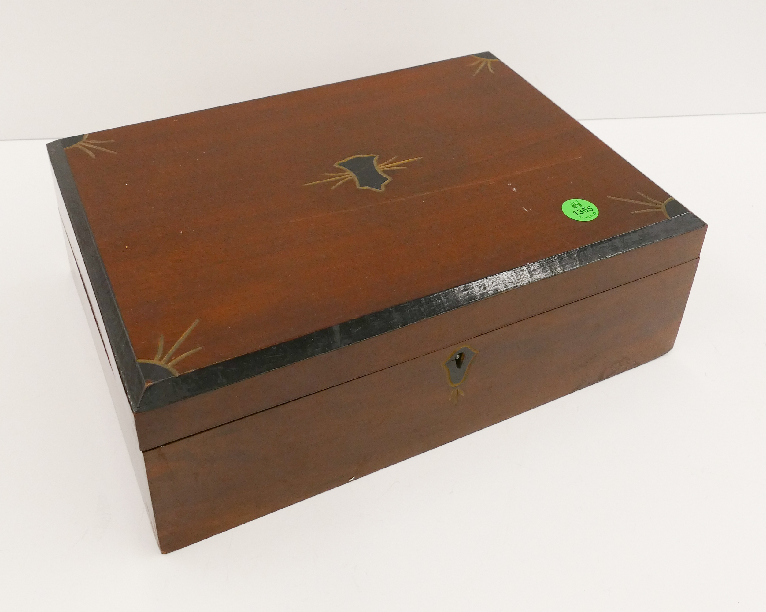 Antique Mahogany Lap Desk- 12''
