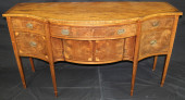 ANTIQUE MAHOGANY SERVER WITH F