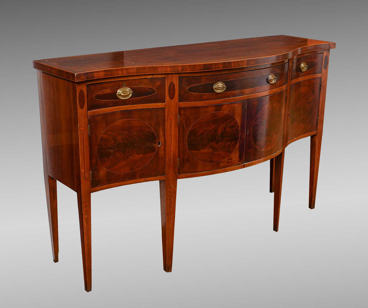 ANTIQUE MAHOGANY SIDEBOARD: Early