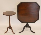 ANTIQUE MAHOGANY TILT TOP TABL