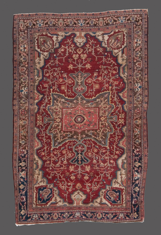 Antique Malayer Sarouk rug Persia