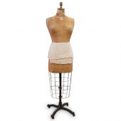 ANTIQUE MANNEQUIN DRESS FORM M
