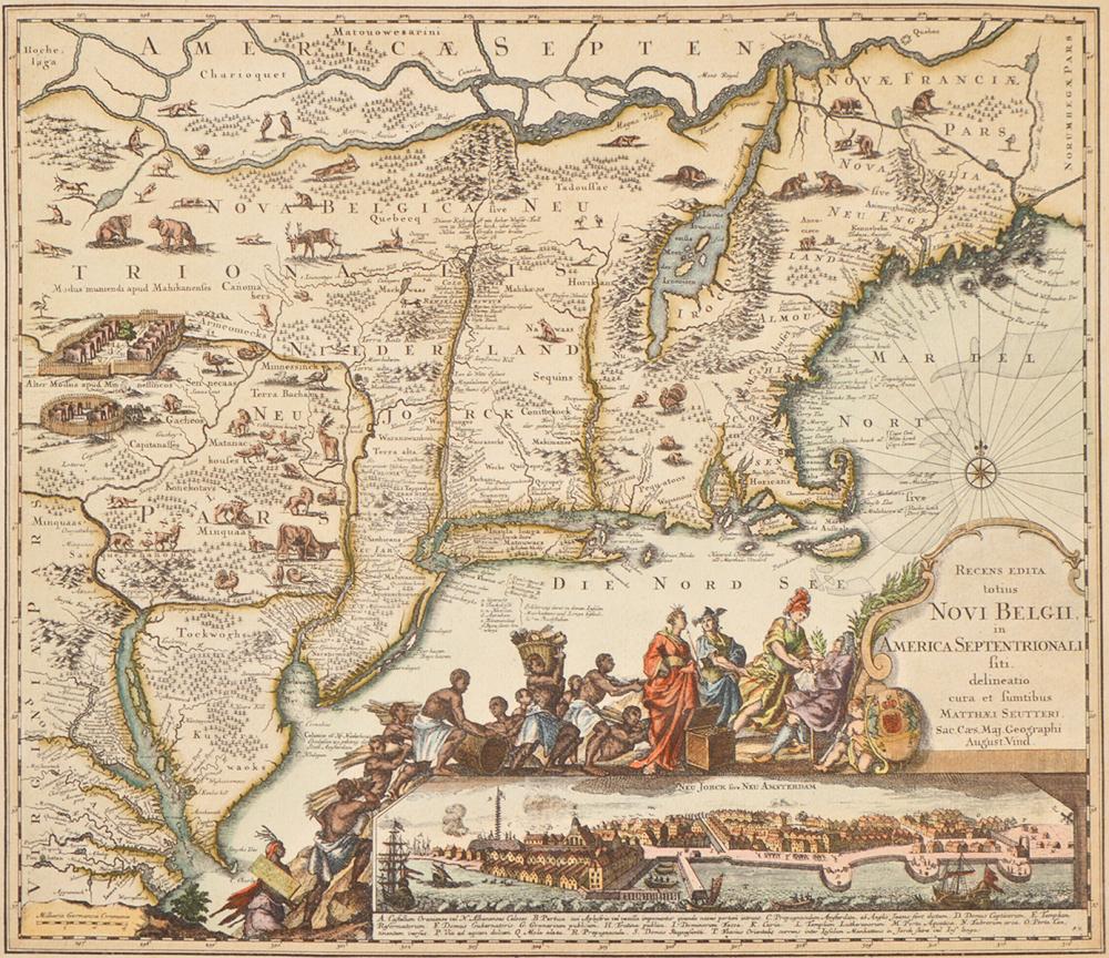 ANTIQUE MAP GEORG MATTHAUS