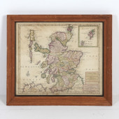 ANTIQUE MAP OF GREAT BRITAIN<b