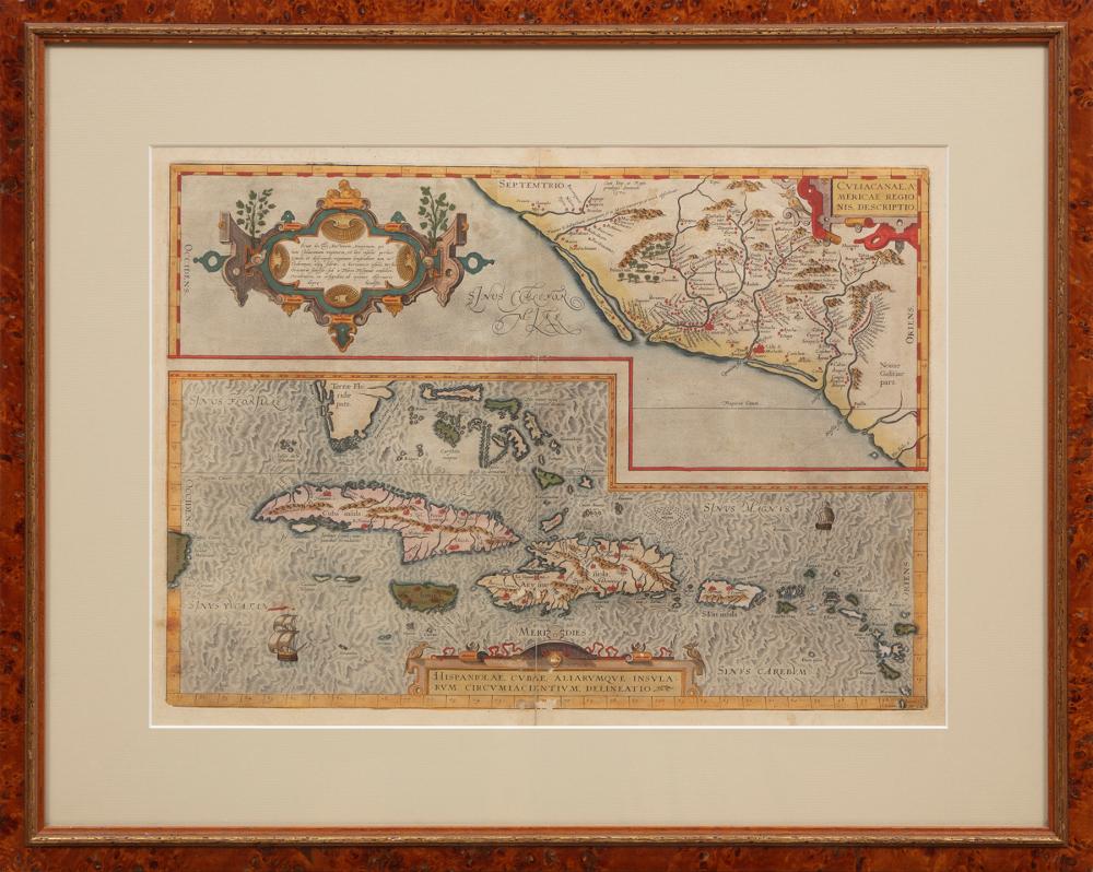 ANTIQUE MAP OF HISPANIOLAAntique