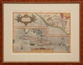 ANTIQUE MAP OF HISPANIOLAAntiq