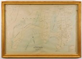 ANTIQUE MAP OF NEWPORT & MANSI