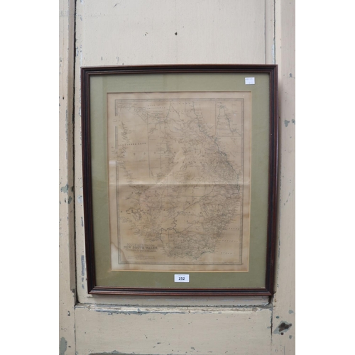 Antique map of South Australia, New