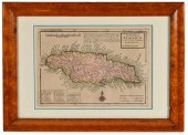 ANTIQUE MAP OF 'THE ISLAND OF