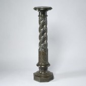 ANTIQUE MARBLE PEDESTALAn anti