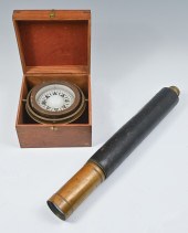 ANTIQUE MARITIME LEATHER BOUND
