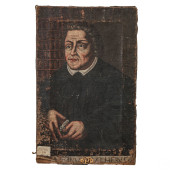 ANTIQUE MARTIN LUTHER OIL PAIN